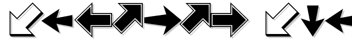 PizzaDude Pointers font